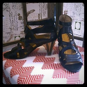 Back Zip Nine West Heels